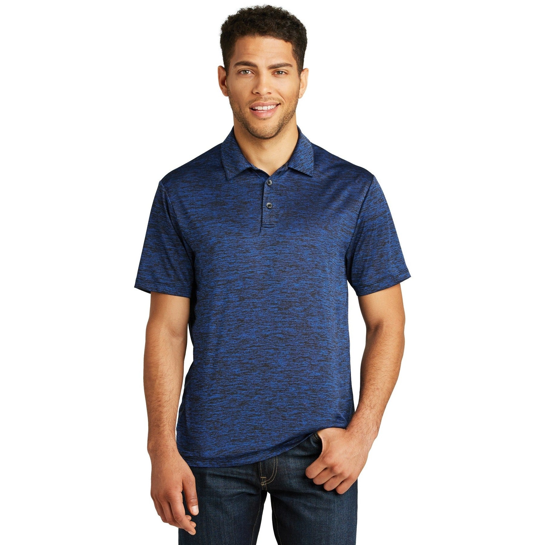 Sport-Tek-Sport-Tek ® PosiCharge ® Electric Heather Polo. ST590-MedTech-2